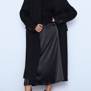 Worn once Zara contrast midi dress